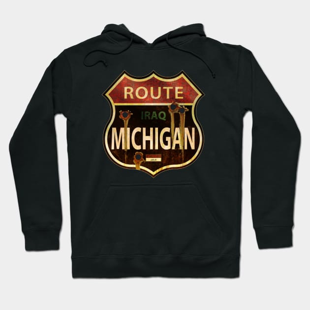 Route Michigan Hoodie by willblackb4